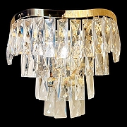 Накладной светильник Lussole Starr LSP-6022 цвет плафона/подвески Прозрачный, цвет арматуры Золото-1