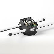 Накладной светильник Lussole Hardeman LSP-7393 цвет плафона/подвески Белый, Черный, цвет арматуры Черный-3