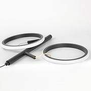 Подвесной светильник Lussole Kimble LSP-7417 цвет плафона/подвески Белый, Черный, цвет арматуры Черный-4