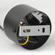 Подвесной светильник Lussole Milam LSP-7451 цвет плафона/подвески Серый, цвет арматуры Черный-7