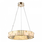 Подвесной светильник Lussole LSP-7494 цвет плафона/подвески Белый, Прозрачный, цвет арматуры Бронза-1