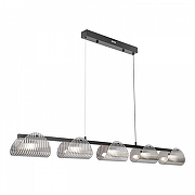 Подвесной светильник Lussole LSP-7507 цвет плафона/подвески Серый, цвет арматуры Черный-1