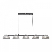 Подвесной светильник Lussole LSP-7507 цвет плафона/подвески Серый, цвет арматуры Черный-2