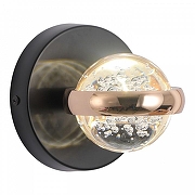 Накладной светильник Lussole LSP-7511 цвет плафона/подвески Прозрачный, цвет арматуры Золото, Черный-4