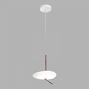 Подвесной светильник Lussole LSP-7527 цвет плафона/подвески Белый, цвет арматуры Белый, Золото-1