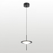 Подвесной светильник Lussole LSP-7531 цвет плафона/подвески Белый, цвет арматуры Черный-1