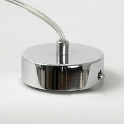 Подвесной светильник Lussole Milam LSP-8991 цвет плафона/подвески Оранжевый, цвет арматуры Хром-4