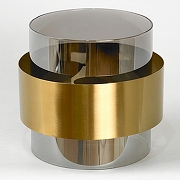 Подвесной светильник Lussole Mitchel LSP-8994 цвет плафона/подвески Бронза, Серый, цвет арматуры Черный-2