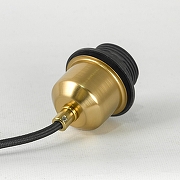 Подвесной светильник Lussole Mitchel LSP-8994 цвет плафона/подвески Бронза, Серый, цвет арматуры Черный-5