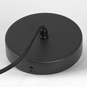 Подвесной светильник Lussole Mitchel LSP-8994 цвет плафона/подвески Бронза, Серый, цвет арматуры Черный-8