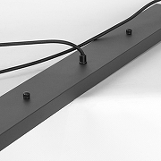 Подвесной светильник Lussole Mitchel LSP-8995 цвет плафона/подвески Бронза, Серый, цвет арматуры Черный-4