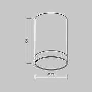 Накладной светильник Maytoni Luxe O500CL-L10W3K цвет плафона/подвески белый, цвет арматуры белый-5