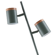 Торшер Moderli Asheswood V11290-2F цвет плафона/подвески Зеленый, Коричневый, цвет арматуры Зеленый-1