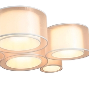 Накладной светильник Moderli Massa V11398-5C цвет плафона/подвески Белый, цвет арматуры Хром-1