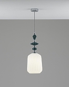 Подвесной светильник Moderli Charm V11173-1P цвет плафона/подвески Белый, цвет арматуры Зеленый, Хром-4