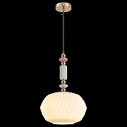 Подвесной светильник Moderli Charm V11174-1P цвет плафона/подвески Белый, цвет арматуры Голубой, Зеленый, Золото, Розовый-2