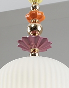 Подвесной светильник Moderli Charm V11181-1P цвет плафона/подвески Белый, цвет арматуры Желтый, Золото, Фиолетовый, Оранжевый-5