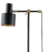 Торшер Moderli Artis V11267-1F цвет плафона/подвески Желтый, Черный, цвет арматуры Латунь, Черный-2