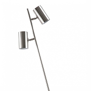 Торшер Moderli Ashes V11330-2F цвет плафона/подвески Белый, Хром, цвет арматуры Хром-1