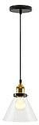 Подвесной светильник Moderli Single V11428-1P цвет плафона/подвески Прозрачный, цвет арматуры Золото, Черный-1