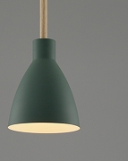 Подвесной светильник Moderli Toni V11438-1P цвет плафона/подвески Зеленый, цвет арматуры Зеленый, Коричневый-5