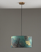 Подвесной светильник Moderli Gingko V11511-3P цвет плафона/подвески Синий, цвет арматуры Золото, Черный-4