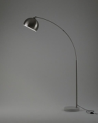 Торшер Moderli Arco V11516-1F цвет плафона/подвески Хром, цвет арматуры Белый, Хром-2