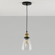 Подвесной светильник Moderli Single V11517-1P цвет плафона/подвески Прозрачный, цвет арматуры Золото, Черный-3