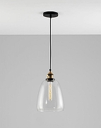 Подвесной светильник Moderli Suvo V11518-1P цвет плафона/подвески Прозрачный, цвет арматуры Золото, Черный-2