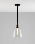 Подвесной светильник Moderli Suvo V11518-1P цвет плафона/подвески Прозрачный, цвет арматуры Золото, Черный-5