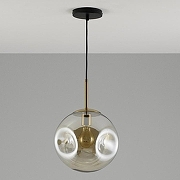 Подвесной светильник Moderli Amo V11520-1P цвет плафона/подвески Коричневый, цвет арматуры Золото, Черный-3