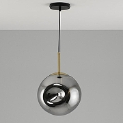 Подвесной светильник Moderli Amo V11521-1P цвет плафона/подвески Светло-серый, цвет арматуры Золото, Черный-3