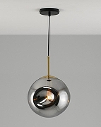 Подвесной светильник Moderli Amo V11521-1P цвет плафона/подвески Светло-серый, цвет арматуры Золото, Черный-4