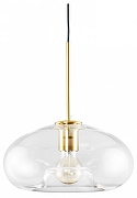 Подвесной светильник Moderli Laura V11528-1P цвет плафона/подвески Прозрачный, цвет арматуры Золото, Черный