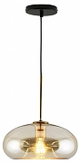 Подвесной светильник Moderli Laura V11529-1P цвет плафона/подвески Коричневый, цвет арматуры Золото, Черный-1