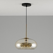 Подвесной светильник Moderli Laura V11529-1P цвет плафона/подвески Коричневый, цвет арматуры Золото, Черный-3