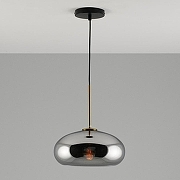 Подвесной светильник Moderli Laura V11530-1P цвет плафона/подвески Светло-серый, цвет арматуры Золото, Черный-2