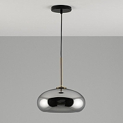 Подвесной светильник Moderli Laura V11530-1P цвет плафона/подвески Светло-серый, цвет арматуры Золото, Черный-3