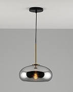 Подвесной светильник Moderli Laura V11530-1P цвет плафона/подвески Светло-серый, цвет арматуры Золото, Черный-4