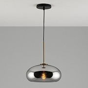 Подвесной светильник Moderli Laura V11530-1P цвет плафона/подвески Светло-серый, цвет арматуры Золото, Черный-5