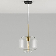 Подвесной светильник Moderli Teen V11531-1P цвет плафона/подвески Прозрачный, цвет арматуры Золото, Черный-4