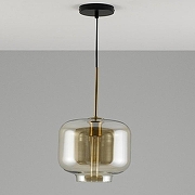 Подвесной светильник Moderli Teen V11532-1P цвет плафона/подвески Коричневый, цвет арматуры Золото, Черный-3