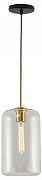 Подвесной светильник Moderli Scrum V11534-1P цвет плафона/подвески Прозрачный, цвет арматуры Золото, Черный-1