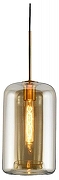 Подвесной светильник Moderli Scrum V11535-1P цвет плафона/подвески Коричневый, цвет арматуры Золото, Черный
