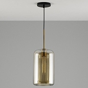 Подвесной светильник Moderli Scrum V11535-1P цвет плафона/подвески Коричневый, цвет арматуры Золото, Черный-3