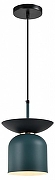 Подвесной светильник Moderli Lecce V11553-1P цвет плафона/подвески Белый, Зеленый, цвет арматуры Зеленый, Черный-1