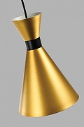 Подвесной светильник Moderli Pesaro V11557-1P цвет плафона/подвески Золото, Черный, цвет арматуры Золото-4