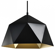 Подвесной светильник Moderli Genoa V11559-1P цвет плафона/подвески Золото, Черный, цвет арматуры Черный