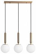Подвесной светильник Moderli Scrumbel V11565-3P цвет плафона/подвески Белый, Опал, цвет арматуры Золото