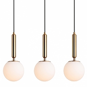 Подвесной светильник Moderli Scrumbel V11565-3P цвет плафона/подвески Белый, Опал, цвет арматуры Золото-2